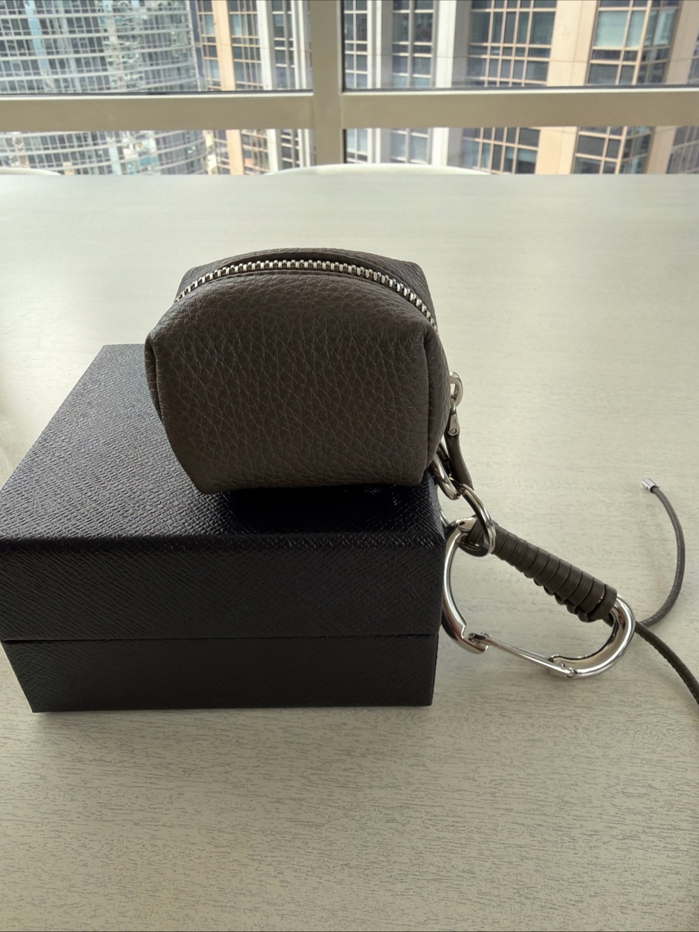 Prada Leather Pouch Bag Charm - Picture 2 of 8